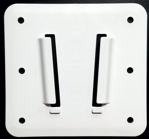 White Polymer RV Wall Bracket