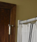Stick to Stay Shower Curtain Smaller Rod Support - Max 1-1/2" Diameter Rod End Cap