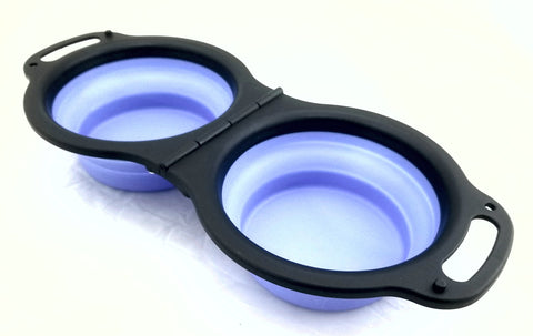 Collapsible / Foldable Compact Travel Pet Bowl