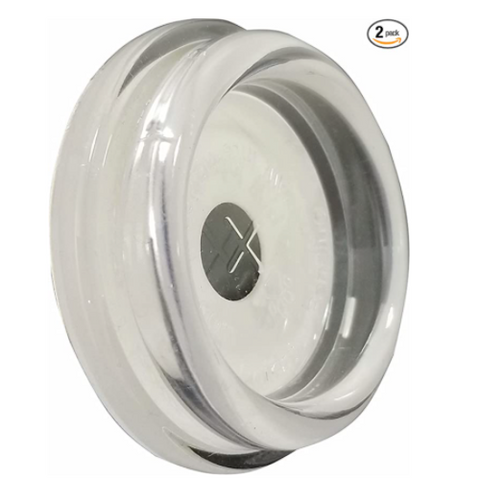 Stick to Stay Shower Curtain Smaller Rod Support - Max 1-1/2" Diameter Rod End Cap