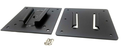 Steel 2 Piece RV TV Bracket, 1 Steel TV Bracket (75x75mm & 100x100mm), 1 Black Steel Wall Mount