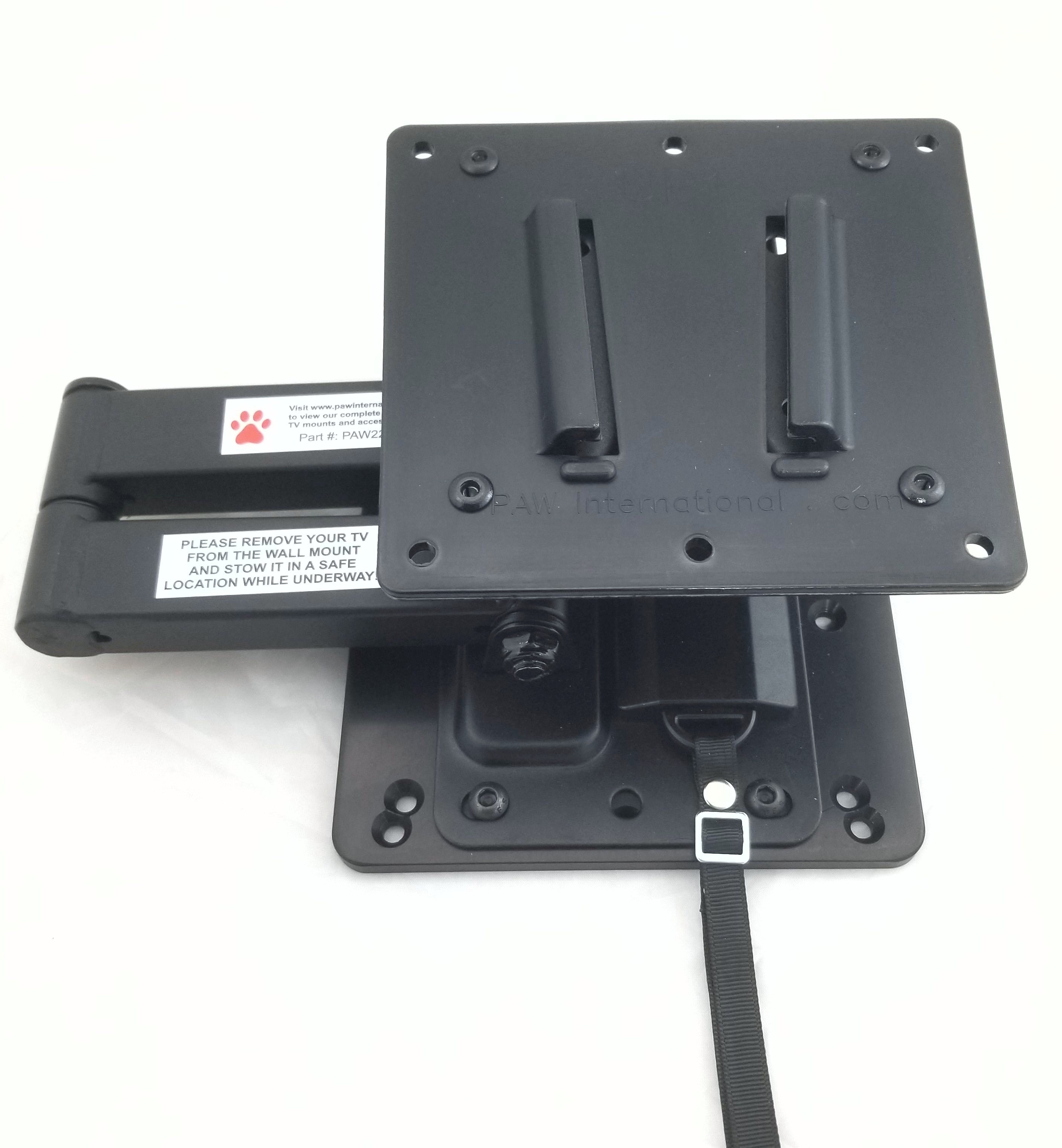 thumbnail image 2 of Moview Locking & Tilting Double Swing Arm TV Mount For RV/Camper, Fits Up To 42in, VESA 200x200 2 of 5
