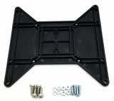 200mm x 200mm & 200x100mm Polymer TV VESA Adapter Plate with Hardware - Screws, Lock Washers, Nuts, and TV Screws