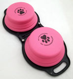 Collapsible / Foldable Compact Travel Pet Bowl