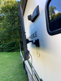 Locking RV TV Swing Arm to Hang on a STEEL Wall Mount
