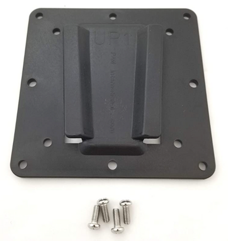 75x75mm & 100x100mm Black Polymer RV TV Bracket - 1249