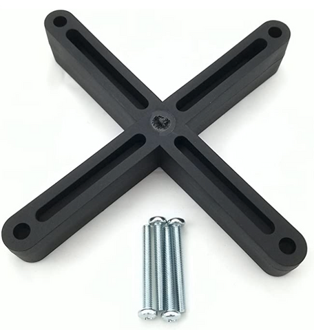 Angled Spacer for Steel or Polymer 100mm x 100mm RV TV Brackets