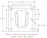 RV Designer Series Steel Wall Mount for TVs in RVs and Campers